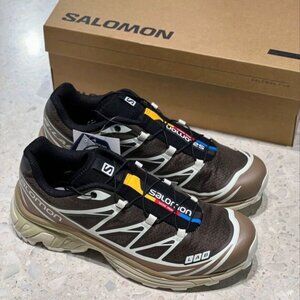Salomon XT-6 RECUT Sneakers in Wren Kangaroo